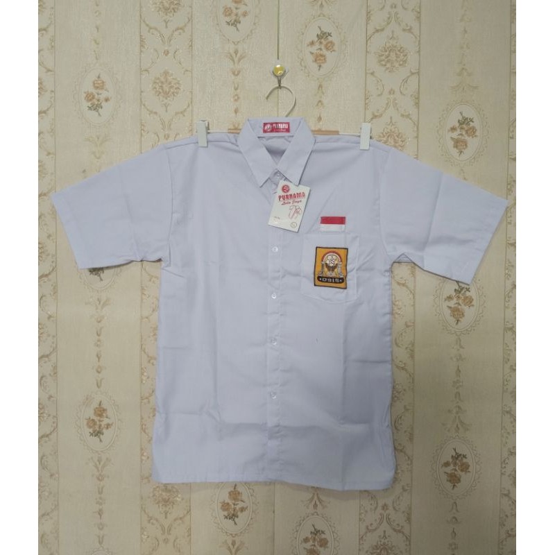 seragam sekolah putih SMP || baju seragam sekolah putih SMP lengan pendek