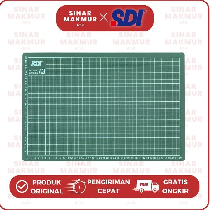 

Terlaris Cutting Mat/Alas Potong/Tatakan Anti Slip A3 45 x 30 Cm 1007 SDI (Pcs) SALE