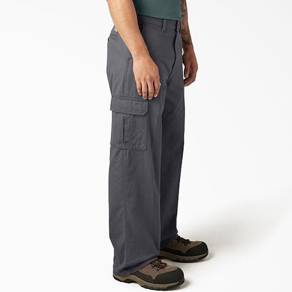 Murah Dickies Twill Cargo Loose Pants Rinse Charcoal