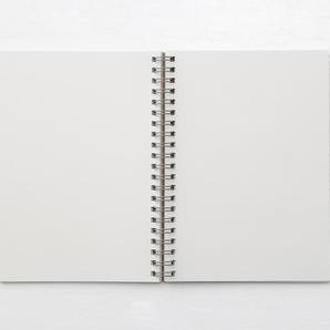 

DOUBLE RING NOTE PLAIN 80 SHEET MUJI || BUKU POLOS DARK GREY DS