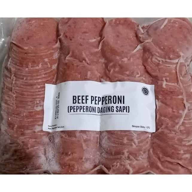 

Endura Beef Pepperoni Gr Daging Api Topg Pizza Halal Frozen