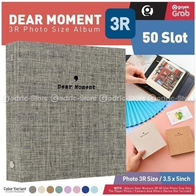 Album Foto 3R Dear Moment untuk 50 Slot Photo Album (Size 3 x 5 inch)