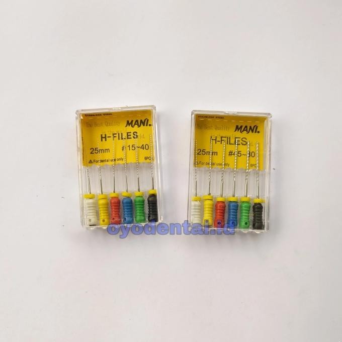 

Dental H file 25mm / Hfile / Hedstrom file / hedstroem 15-40 45-80