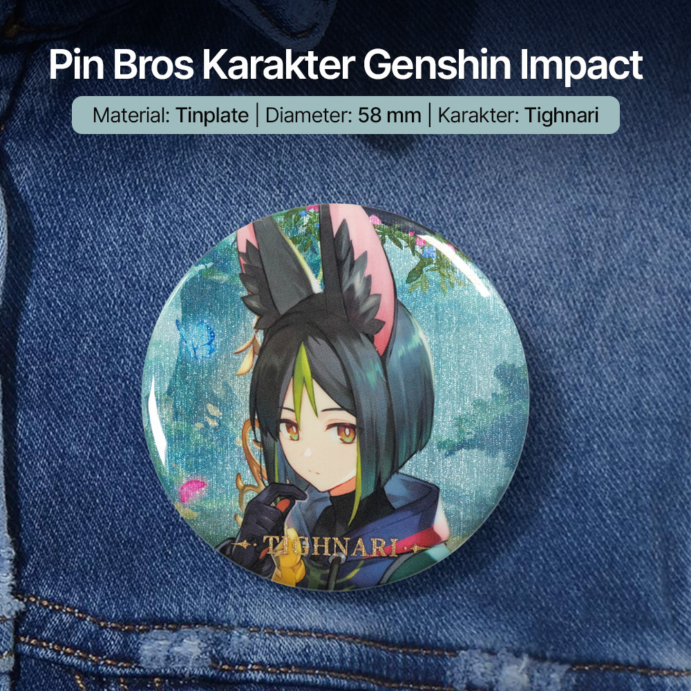 Pin Bros Karakter Background Theme Can Badge - YZ015