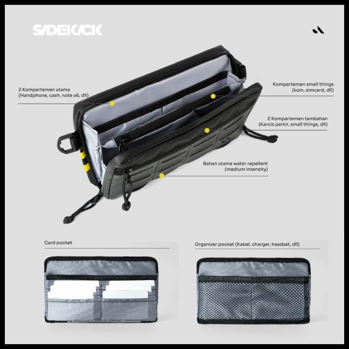 Terlaris Sidekick Project Cafo - Clutch - Handbag Pria - Slingbag Pria Good Quality