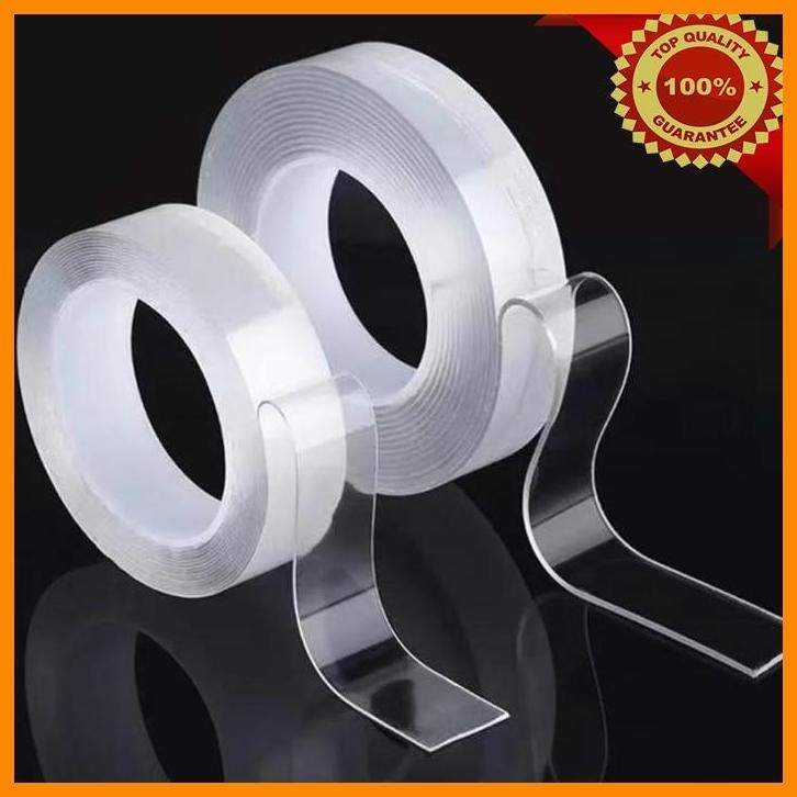

(MEL) NANO DOUBLE TAPE SUPER KUAT 1M 3M 5M DOUBLE TAPE TRANSPARAN BENING