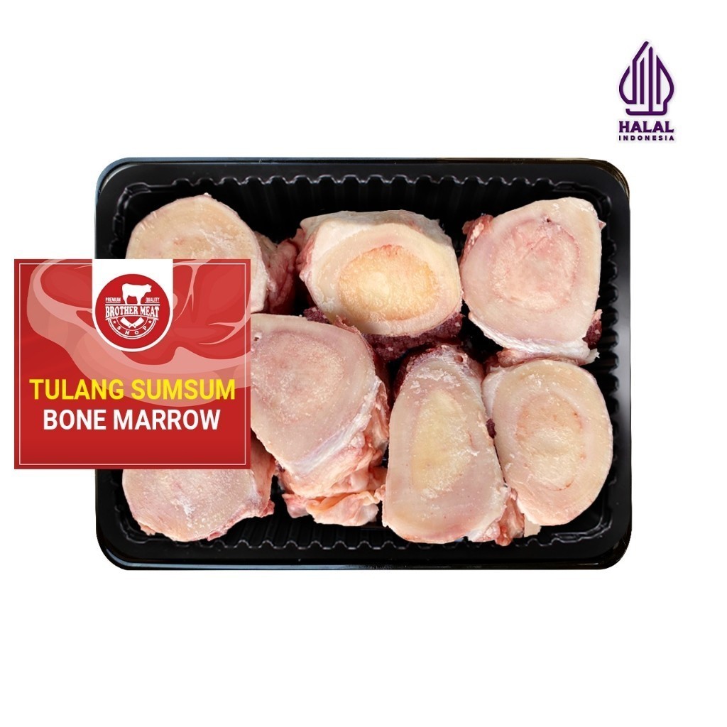 

RB Tulang Sumsum Sapi Cutting, Bone Marrow 600gr - Brothermeatshop