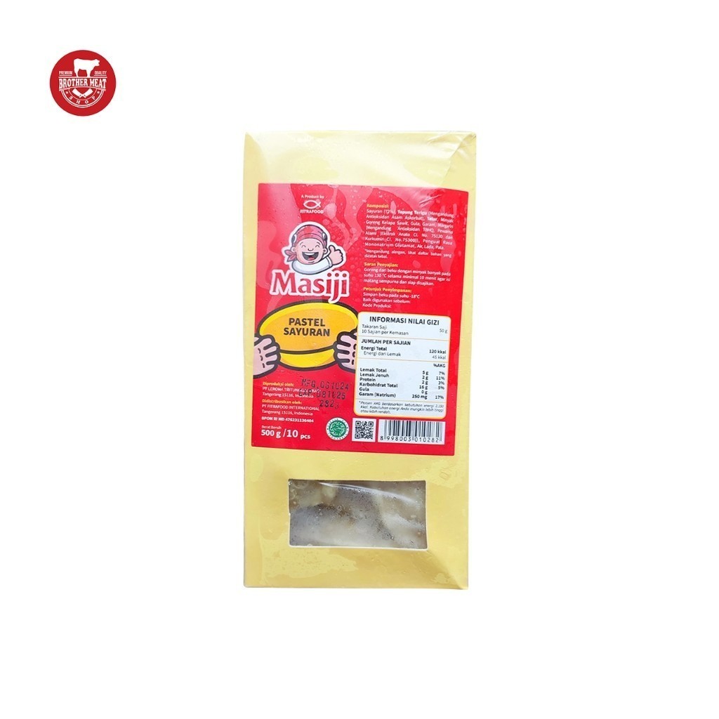 

Masiji Pastel Sayuran Beku 500gr - Brothermeatshop