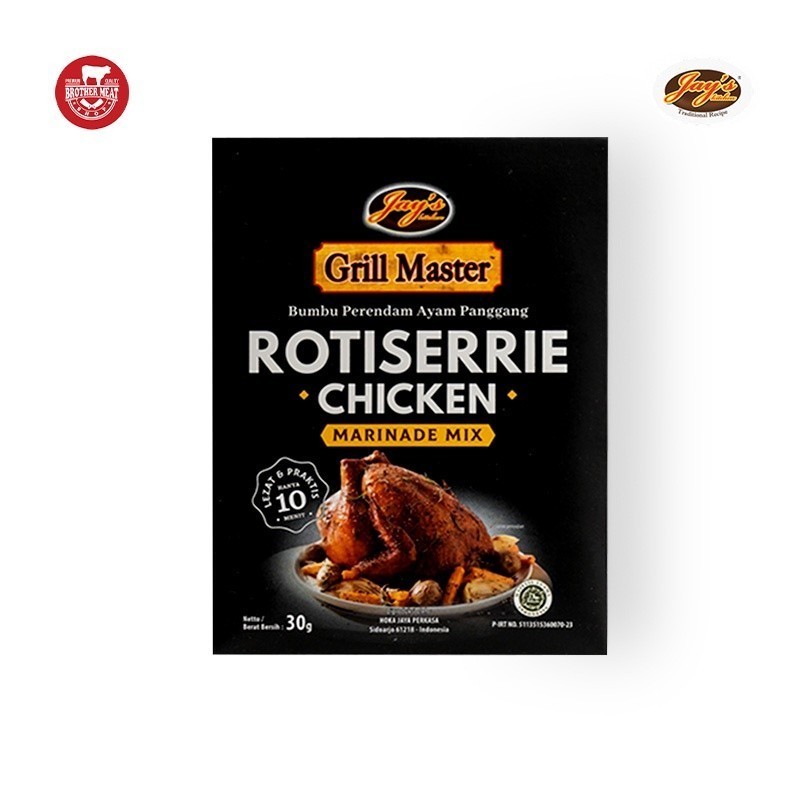 

Jay's Kitchen Grill Master Marinade Mix Rotisserie Chicken, Halal