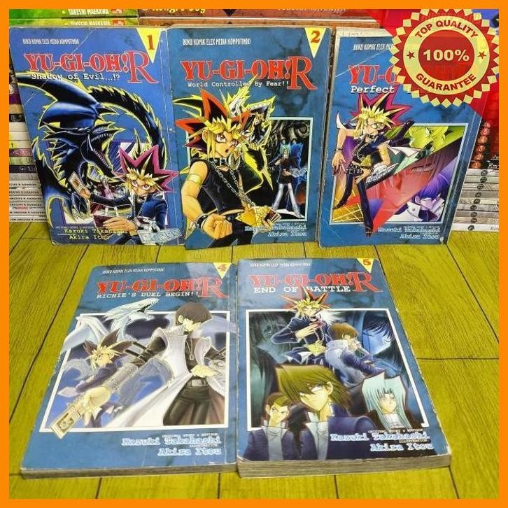 (MAZ) SET KOMIK YU-GI-OH R VOL. 1-5 (END)