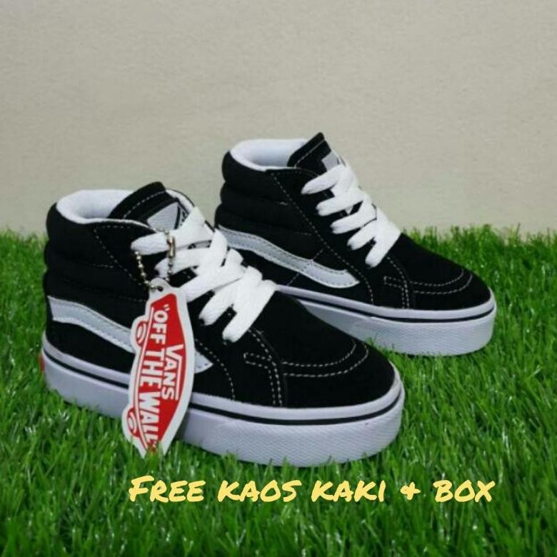 SDR- Sepatu Vans Anak / Sepatu Sneaker Anak / Sepatu Sekolah Anak Tk Sd Smp / Sepatu Anak Laki / Sep