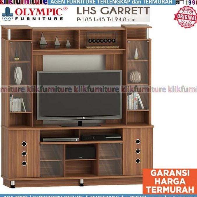 Sale Olympic Meja Tv / Rak Tv / Lemari Hias Bufet Tv Tinggi Lhs Garret