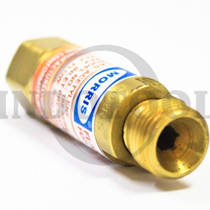 FLASHBACK ARRESTOR FOR REGULATOR ACETYLENE 9/16" MORRIS