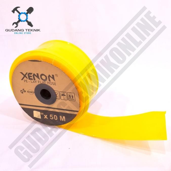 Selang PE Plastik Irigasi Pompa Sawah 2" XENON Selang Air PE 2 Inch yan