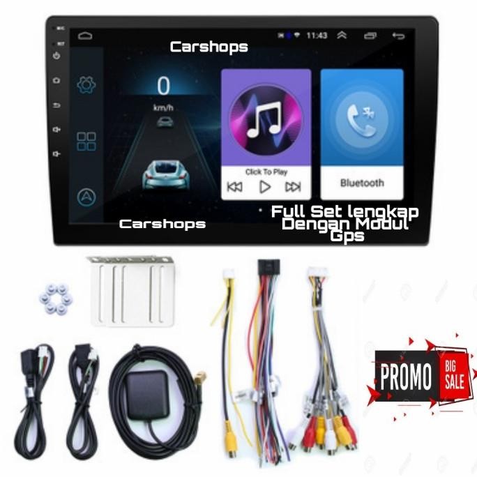 Headunit Android 10 Inch Ram 2 Gb Double Din Tape Mobil Universal