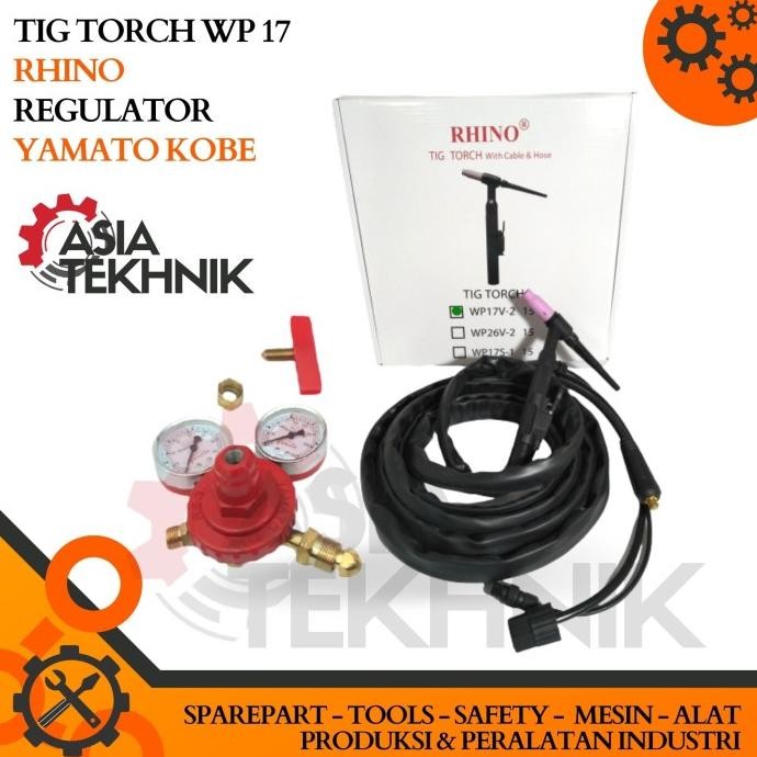 Regulator Acetylene Yamato Tig Torch Rhino Stang Las Argon Plus