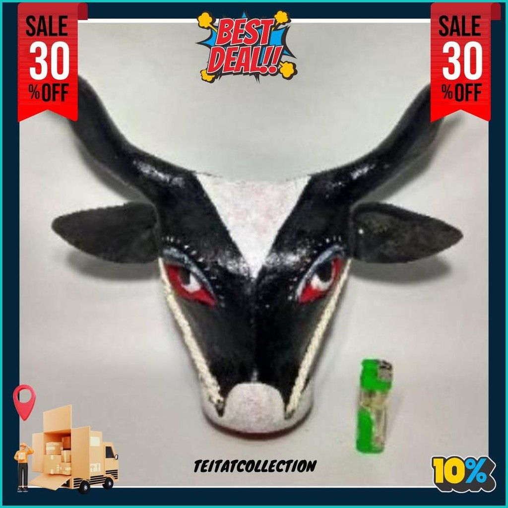Ready New Bantengan Kecil | Barongan Bantengan - Mainan Anak Banteng Kuda Lumping - Mainan Bantengan
