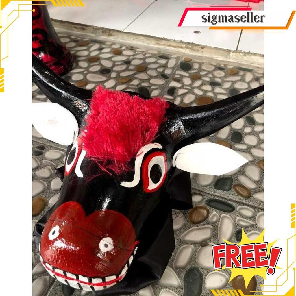 [Wwr] Bantengan, Bantengan Kayu Kecil, Bantengan Kemul Panjang Baru Siap Kirim