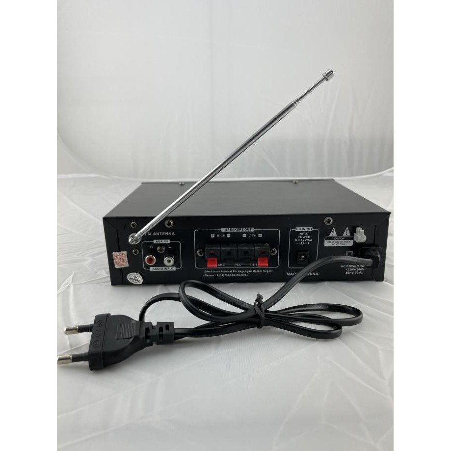 AMPLI KARAOKE STEREO AC/DC AMPLIFIER JMK JK13AD CAR AMPLI DOUBLE FUNG
