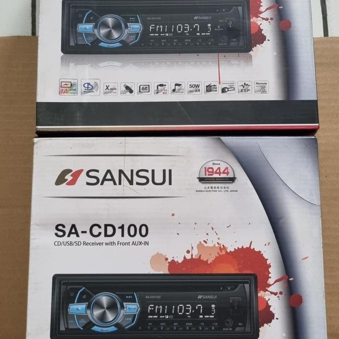 Terlaris Sansui CD player USB SD receiver front aux in SALE