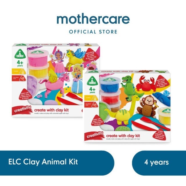 ELC Create with Clay Kit Toys - Mainan Kreativitas Plastisin Lilin Anak