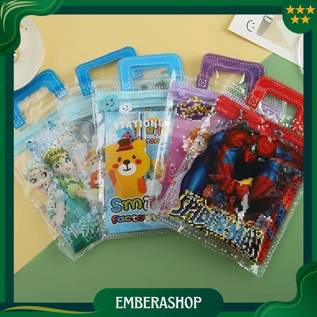 

Ss Alat Tulis Set 6In1 Stationery Set Lucu Karakter Kartun Perlengkapan Sekolah Anak-Anak Tk Souvenir Ulang Tahun Anak Alat Tulis Birthday Souvenir Hampers 6 In 1 Sale