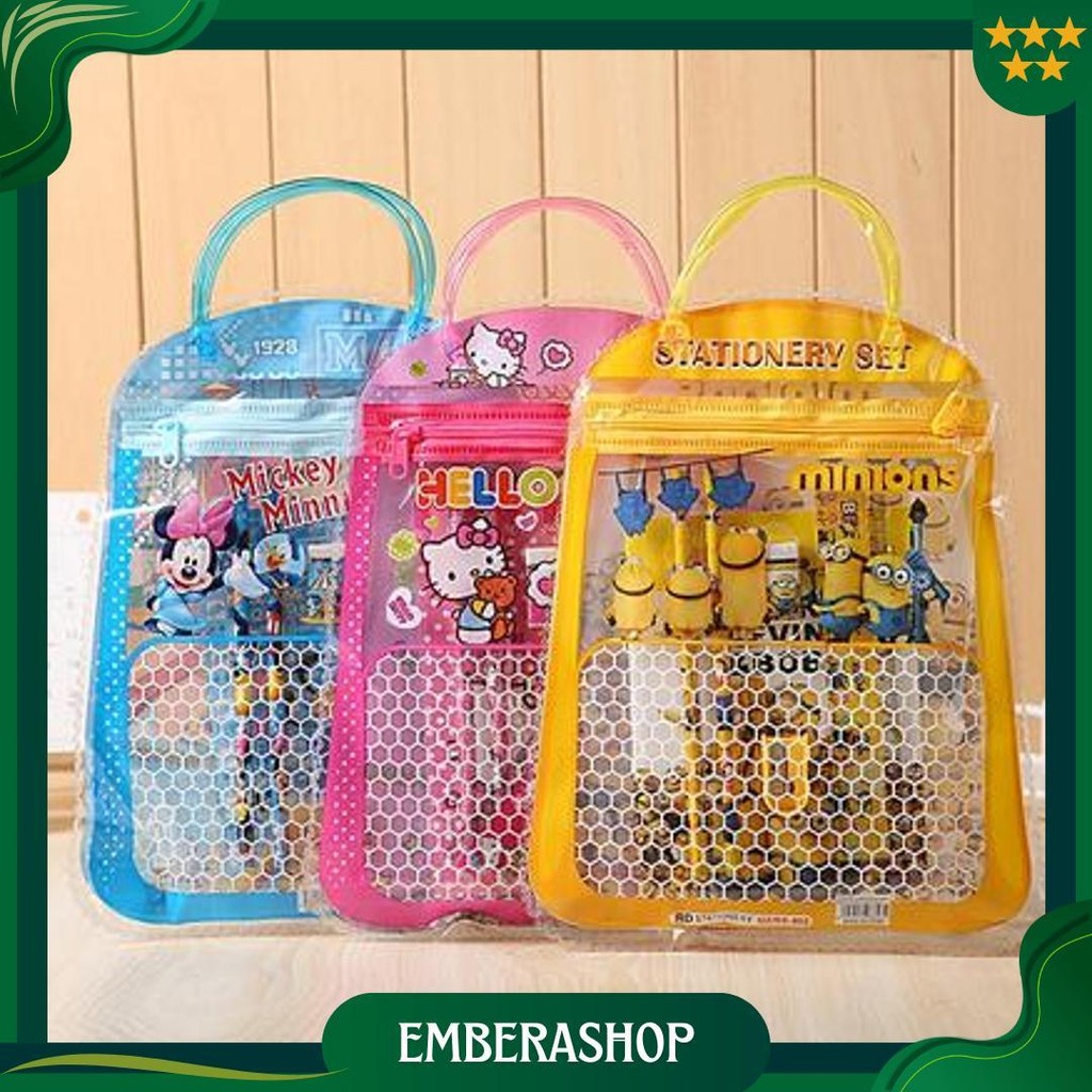 

Ug Stationery Set 6 In 1 Free Bag Alat Tulis Anak Sekolah Buku Pulpen Penghapus Pengaris Ori