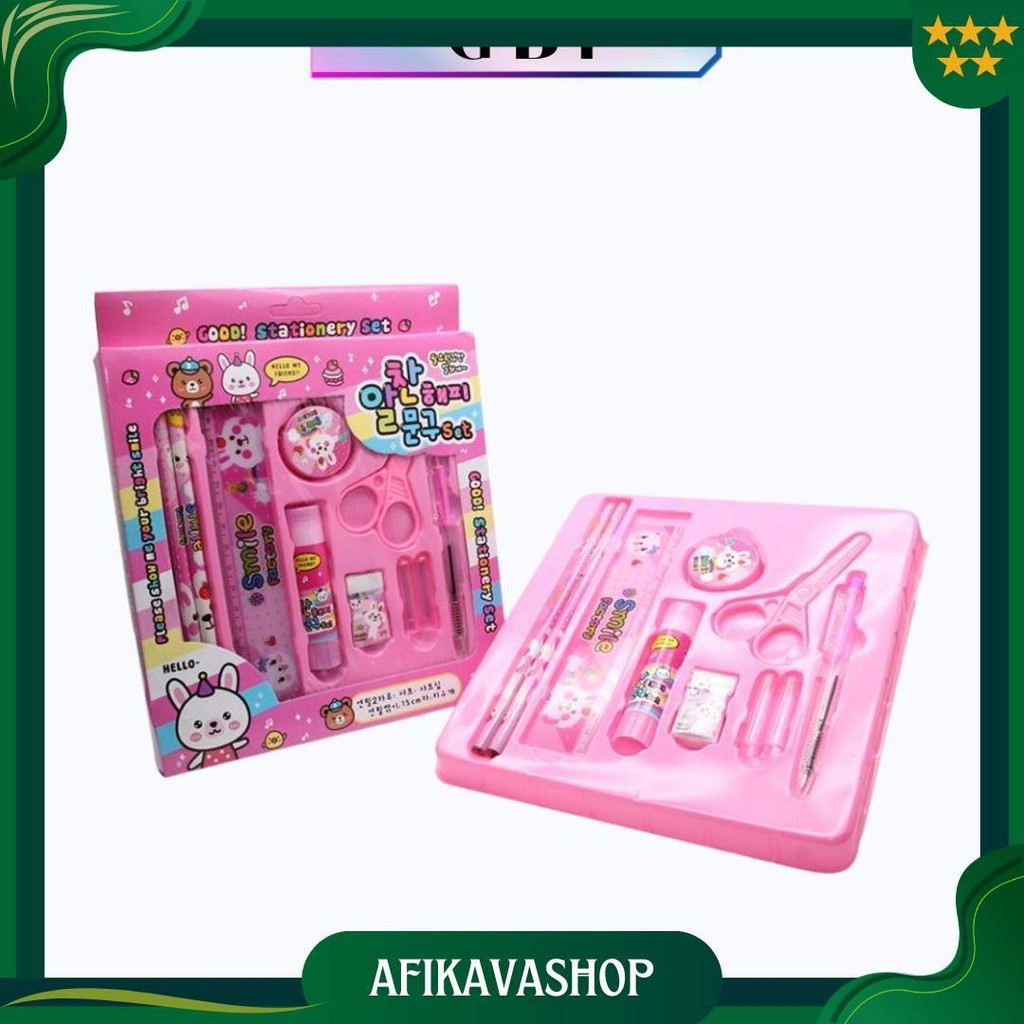 

Gbi Paket Alat Tulis Set 8In1 Stationery Set Study Set Anak Karakter Set Alat Tulis Anak Tk Promo 4.4