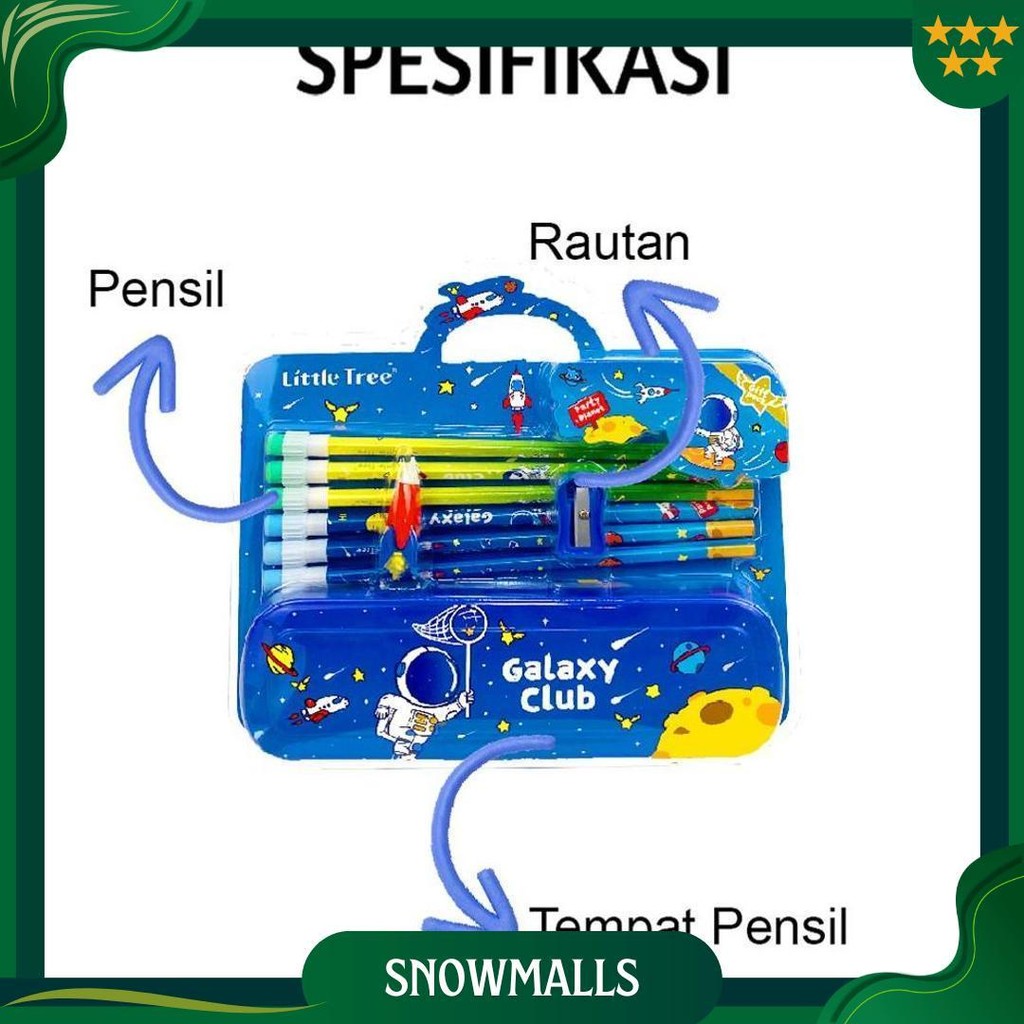 

Alat Tulis Anak Lengkap Tempat Pensil Anak 9In1 Karakter 8001-E Sale