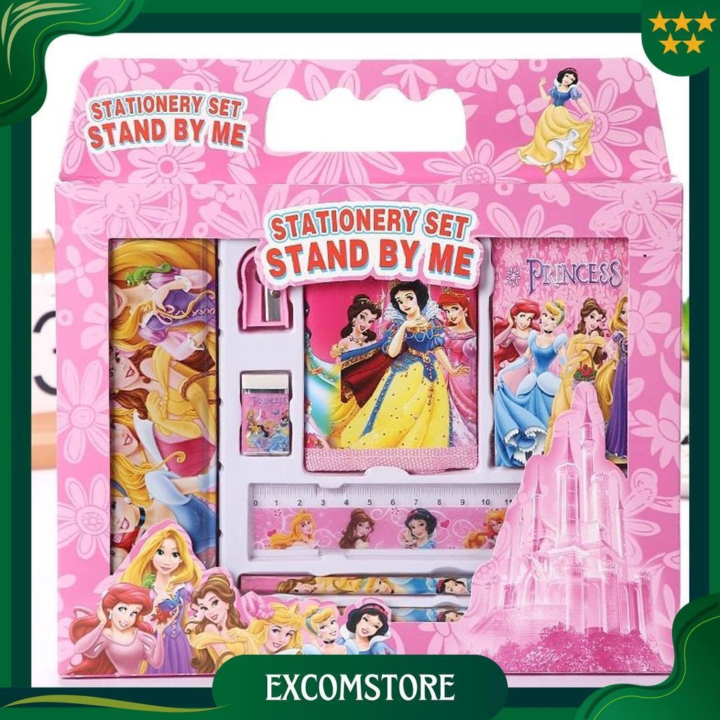 

Paket Alat Tulis Set 8 In 1 Box Anak-Anak Sekolah Kartun Pengaris Kotak Pencil Stationary Set 8In1 School Kotak Pensil Gratis Ongkir
