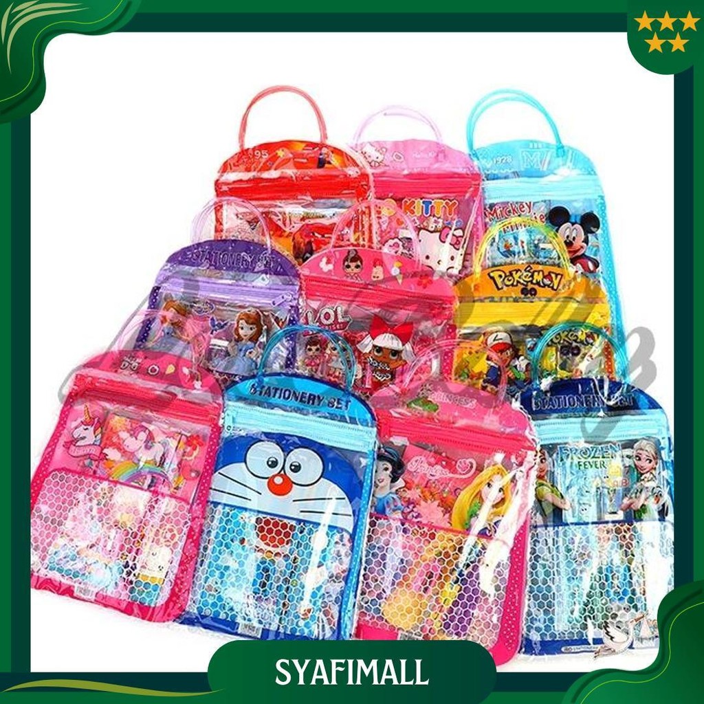

Mm Set Alat Tulis Sekolah / 7In1 Alat Tulis Set Tas / Paket Alat Tulis/Kado Alat Set Tulis Ori