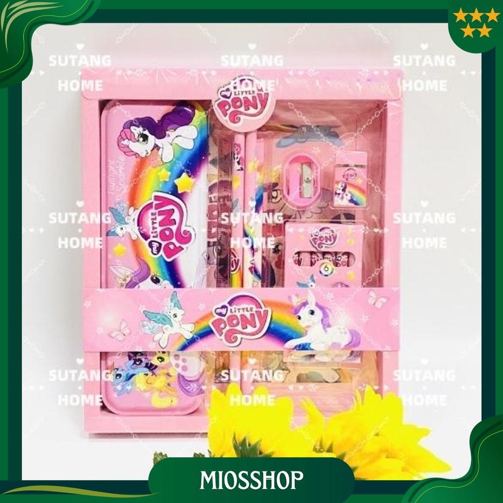 

Sutang7 In 1 Anak Alat Tulis Set Kotak Pensil / Kotak Hadiah Alat Tulis / Karakter Lucu Ori