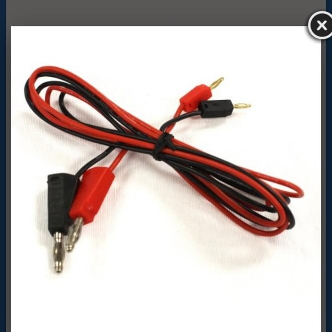 2Mm Banana Plug To 4Mm Banana 100Cm