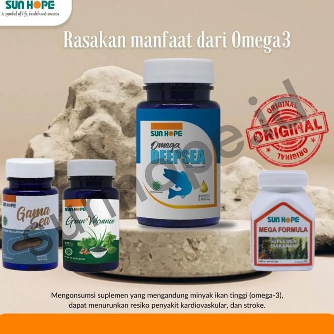 DEEP SEA DeepSea Sunhope minyak ikan Sun Hope TEG