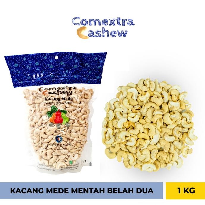 

Kacang Mede Mentah Belah Dua 1 Kg - Cashew Mete Mente IQB