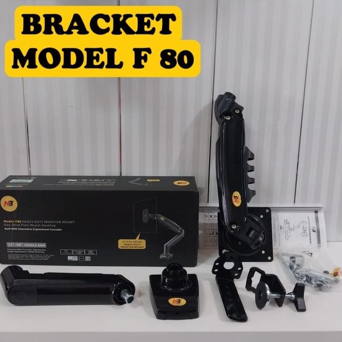 Bracket Tv Monitor Led Lcd North Bayou Breket Nb F80 Nbf80 17"-30" Original Dan Terpercaya