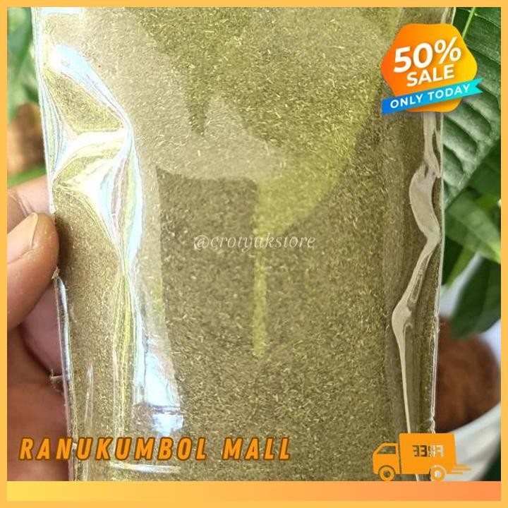

500GR BUBUK LUNTAS MURNI TANPA CAMPURAN BUBUK DAUN BELUNTAS RANU KUMBOL MALL DIJAMIN GRATIS ONGKIR!