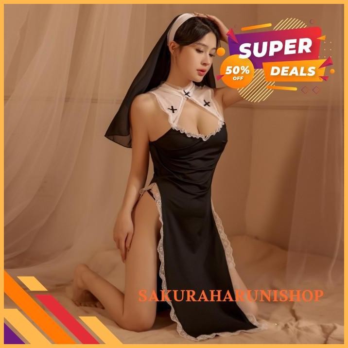 SET BAJU MALAM SEKSI / BAJU SEKSI WANITA COSPLAY DRESS PIYAMA SEKSI BAJU MALAM SEKSI / BAJU SEKSI WA