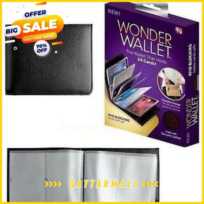 

WONDER WALLET DOMPET LIPAT /DOMPET KARTU SERBAGUNA QATTAR MALL TERJAMIN BEST