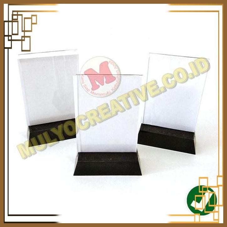 

[MCV] PAPAN NAMA BAHAN AKRILIK MODEL POLOS PERSEGI PANJANG