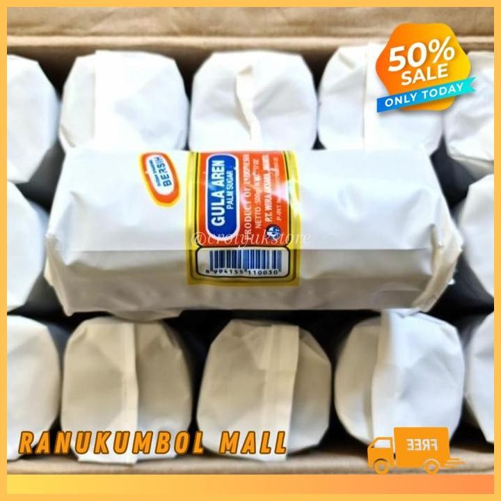 

500GR BEST QUALITY GULA AREN MURNI RANU KUMBOL MALL TERBAIK!!