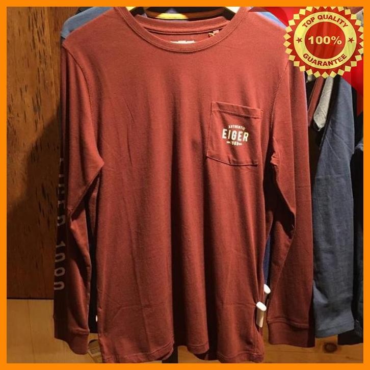 [bra] eiger kaos lengan panjang pria original comvee l/s 89 - mar