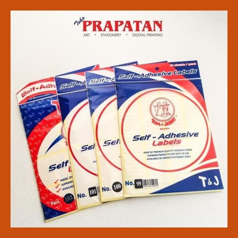 

[ PERALATAN LUKIS / GAMBAR ] STIKER LABEL TOM AND JERRY / SELF ADHESIVE LABELS (NO 119 - NO 127) GOOD QUALITY
