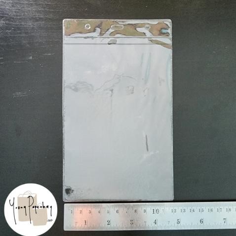 

jy-6 Kantong Plastik Mika Cover Nametag Panitia / ID CARD Uk. 12 x 20 Premium
