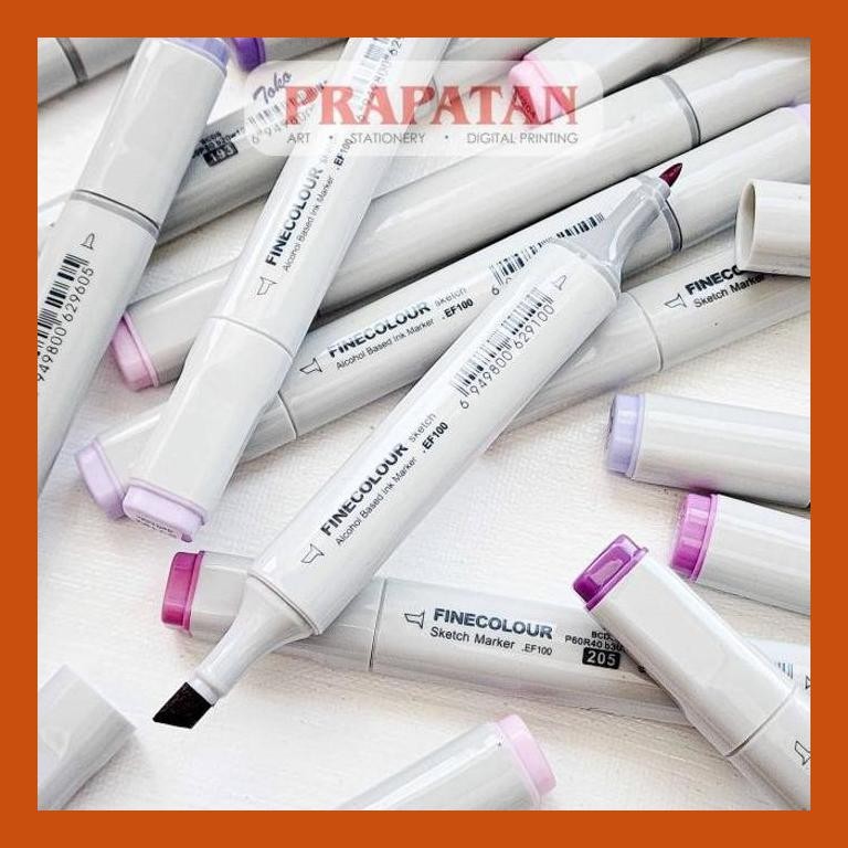 

[ PERALATAN LUKIS / GAMBAR ] FINECOLOUR SKETCH MARKER EF100 / SPIDOL SKETSA GOOD QUALITY