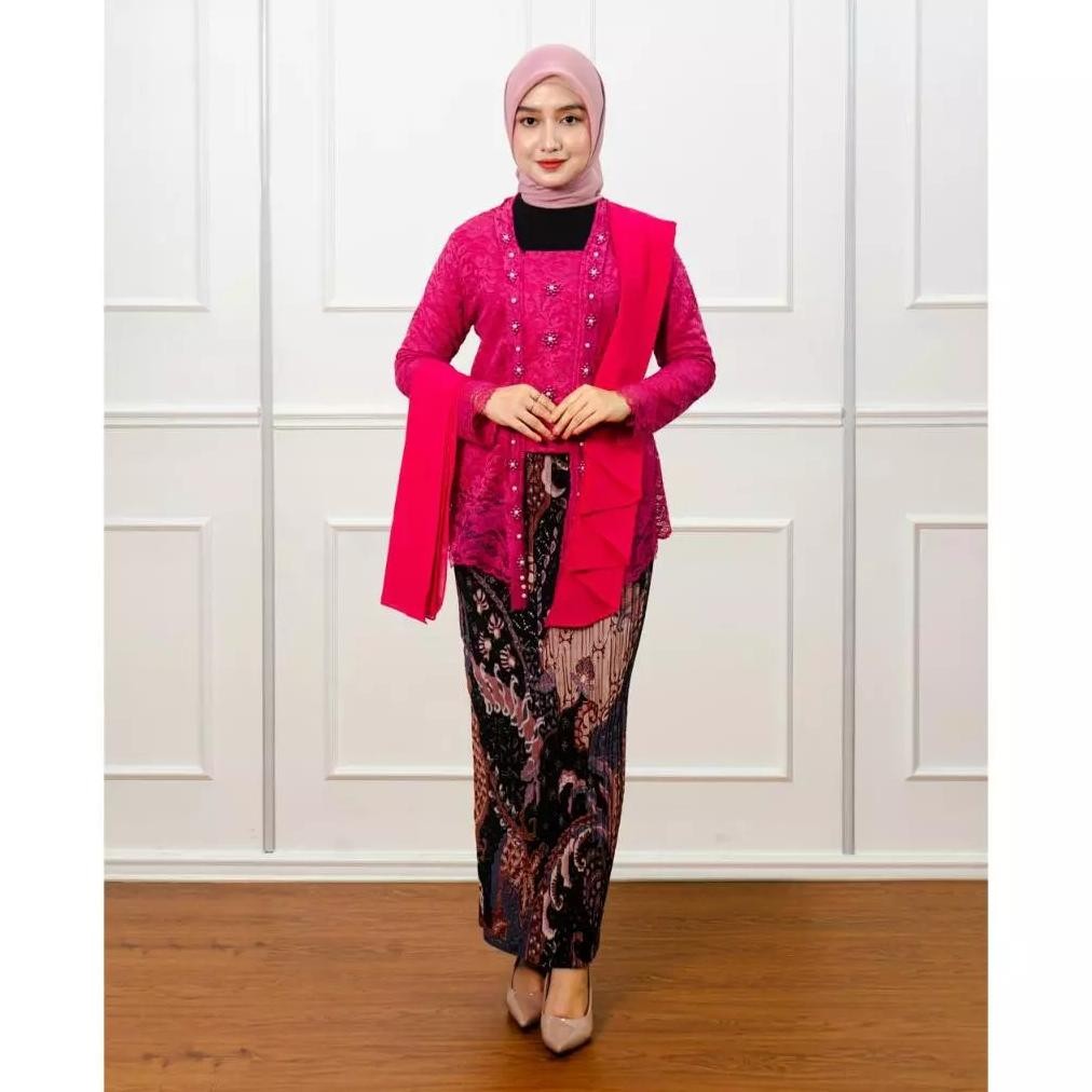 GHJ Redlove Kebaya / Kebaya Wisuda / Kebaya Selendang / Set Kebaya Modern / Kebaya Muslim / Kebaya K