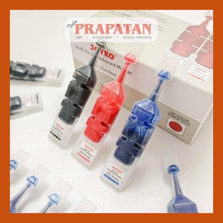 

[ PERALATAN LUKIS / GAMBAR ] JOYKO REFILL FOR WHITE BOARD MARKER WMI-204| REFILL SPIDOL PAPAN TULIS COD