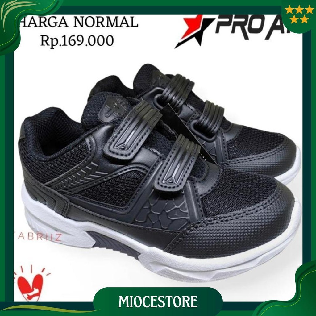 Sepatu Sekolah Pro Att Magnet Sepatu Anak Tk Paud Sd Sepatu Anak Cowok Cewek - Original Pro Att Ori