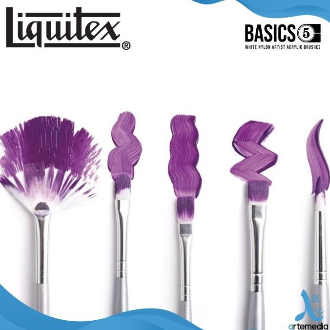 

Kuas Lukis Liquitex Basics Brush Set Synthetic White Bristle Original Dan Terpercaya