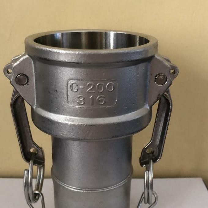 CAMLOCK COUPLING STAINLESS SS316 2" C (200 C) ORIGINAL DAN TERPERCAYA